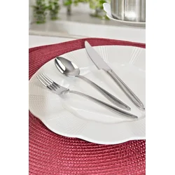 Hermia Set pribora za jelo, 18 komada, Srebrne boje