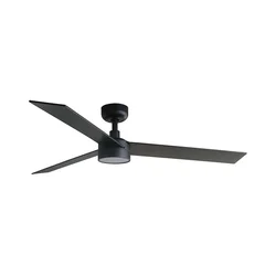 FARO 34298WT1S-LED Ventilator RUDDER L 18W/230V CCT sa prigušivačem, prečnik 132 cm, braon/crna WT + DO