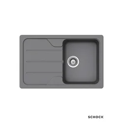 Schock Granitna ugradna sudopera Formhaus D100S, 78x50cm, Siva