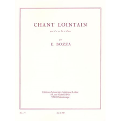 BOZZA:CHANT LOINTAIN COR AND PIANO