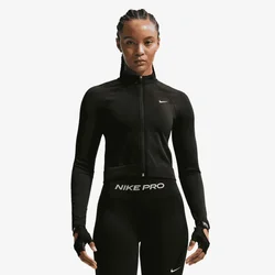 Nike Majica dugih rukava W NP DF SMLS FZ MIDLAYER WT