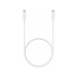 Samsung podatkovni kabel EF-DN980BWE Super Fast Charge Type C na Type C - bel (bulk)