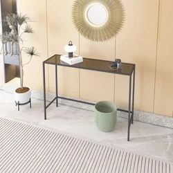 HANAH HOME Sideboard komoda Canvas Black Fume