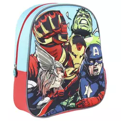 Ranac za vrtić 3D Avengers Cerda 2100003028 plavo-crveni