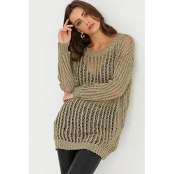Cool & Sexy Ženska bluza KAZ24, Bež
