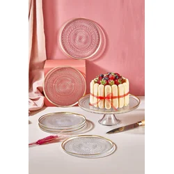 Hermia Set dezertnih tanjira, 7 komada, Providni