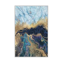 Conceptum Hypnose Tepih Hmnt768, 120x180 cm, Plavo-zlatne boje