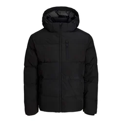 Jack & Jones  JJEBECKS PUFFER SN ( PACK F12 + P12)  Črna