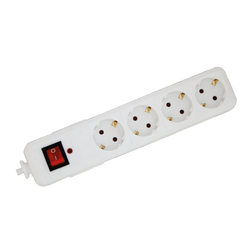 HOME Produžni kabal sa zaštitom NVT 04K/WH, 4 utičnica, 1.5mm2, 1.5m,
