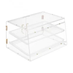 VEVOR Pekaški vitrin 526x400x305 mm prozoren