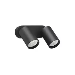 Ideal Lux - LED zidno spot svetlo DYNAMITE 2xGU10/7W/230V CRI 90 crna