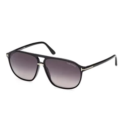 Tom Ford FT1026 01B ONE SIZE (61) Črna/Siva
