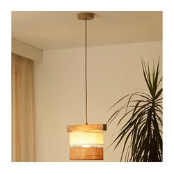 Brilagi - Luster na sajli FOREST 1xE27/15W/230V borovina/bež/krem