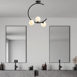 Opviq Luster Luminar-14135, 35x20x50cm, IP20, Belo-crni