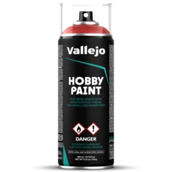 Vallejo Hobby Paint Spray Primer - Scarlet Red