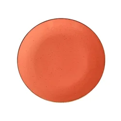 Porcelain plate, 24cm, Seasons, Orange - Porland