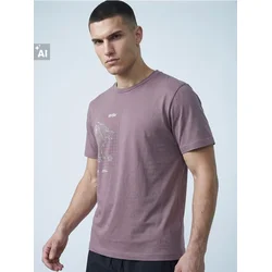 Sinsay - Pamučna slim fit majica kratkih rukava Active - lila