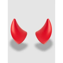 Helmet Flair Softeez: Small Horns Helmet Ear Protection S red