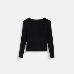 Reserved - Bluza od rebrastog žerseja