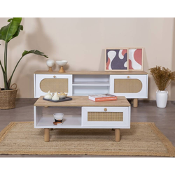 Hanah Home Klub sto Bohem, 55x100x45 cm, Smeđi