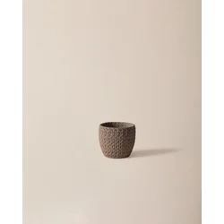 Madame Coco Saksija za cveće Dolly, 11cm, Smeđa