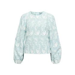 OBJECT Bluza OBJMya pastelno modra/bela