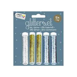 Bleščeči prašek Craft Sensations 5 x 5 gr - Set 2