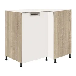 Kotna omara leva Favorit FW15D 100x70 bela