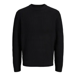 JACK & JONES Pulover JJSage črna