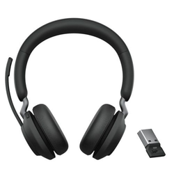 Slušalice s mikrofonom Jabra - Evolve2 65 MS Stereo + Link380, crne