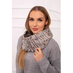 KN16 Womens chimney ecru+mocca