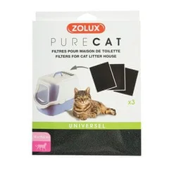 Zolux Filter za notranje stranišče PURECAT 3pcs