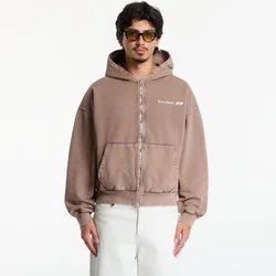 Mikina TwoJeys Icon Full-Zip Bodega Brown Brown L