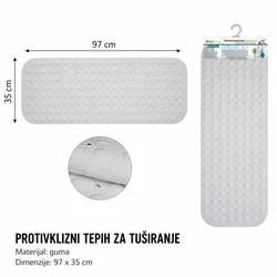 KMT Gumeni podmetač za kadu, Beli