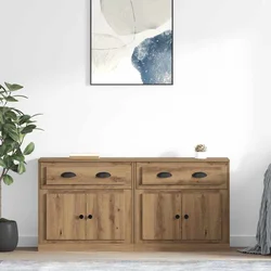 Komode s ladicama 2 pcs Umjetnički hrast 70 x 35,5 x 67,5 cm