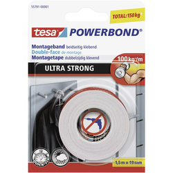 TESA Montažna traka Tesa Powerbond, (D x Š) 1.500 mm x 19 mm, 55791-01, sadržaj: 1 paket