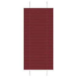 Plisirana zavjesa Bordo crvena 65x100 cm Širina tkanine 64,4 cm Poliester