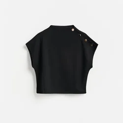 Reserved - Bluza s dekorativnim dugmićima