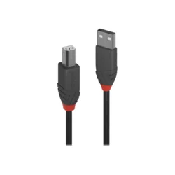 Lindy 36674 USB kabel 3 m USB 2.0 USB A USB B Črna