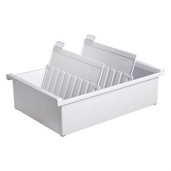 Han kutija za indexne kartice 1/1300 A5, otvorena siva ( 04KTI9550C )