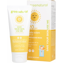 Greenatural Mlijeko za sunčanje LSF 20 - 100 ml
