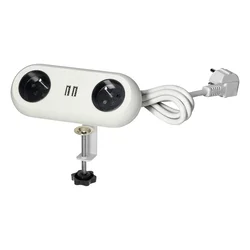 Pohištvena vtičnica z nosilcem, USB polnilec, 2x 2P+Z vtičnice, 2xUSB, 3x1,0 mm kabel? - 1,5 m, b