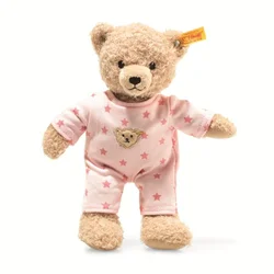 STEIFF Friends Teddy bear girl baby with pyjama, pink plišasta igrača