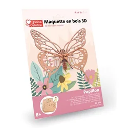 GRAINE CREATIVE 3D Puzzle Metulj 22 kosov
