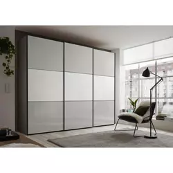 Ormar Sa Staklenim Kliznim Vratima Includo 249/222/68 cm bela, svetlosiva