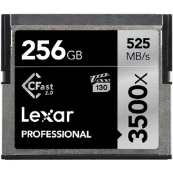 Lexar Pro 3500X Cfast (VPG-130) R525/W445 256 GB