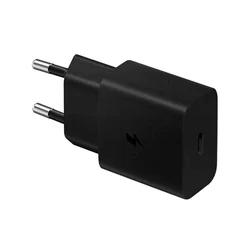 Samsung - Zidni punjač (EP-T1510NBEGEU) - Brzo punjenje Type-C 15W - Crni