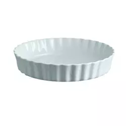 Tart dish, ceramics, 28cm/1.98L, Ecume - Emile Henry