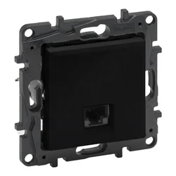 LEGRAND Vtičnica RJ45 kat. 5e UTP - črna, NILOE STEP