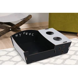 Conceptum Hypnose Krevet za mačke, MDF, 60x40x15 cm, Cno-beli